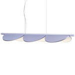 Almendra Linear Pendant - Primer / Lilac Metallized
