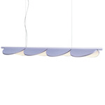 Almendra Linear Pendant - Primer / Lilac Metallized