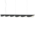 Almendra Linear Pendant - White / Anthracite