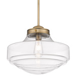 Ingalls Pendant - Modern Brass / Clear