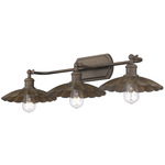 Clemence Bathroom Vanity / Ceiling Light - Dark Rust