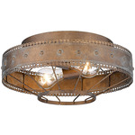 Ferris Ceiling Light - Copper Patina