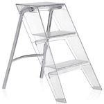 Upper Folding Stepladder - Chrome / Transparent Crystal Clear