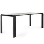 Four Ceramic Table - Black / White Marble