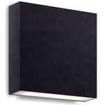 Mica Indoor / Outdoor Wall Sconce - Black / Frosted