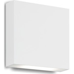 Mica Indoor / Outdoor Wall Sconce - White / Frosted