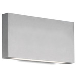 Mica Indoor / Outdoor Wall Sconce - Brushed Nickel / Frosted