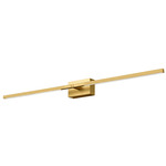 Pandora Linear Wall Sconce - Brushed Gold / Opal