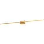 Pandora Linear Wall Sconce - Brushed Gold / Opal