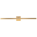 Vega Bathroom Vanity Light - Brushed Gold / Frosted