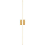 Vega Wall Sconce - Brushed Gold / Frosted