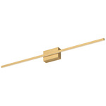 Vega Minor Bathroom Vanity Light - Brushed Gold / Opal