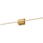 Vega Minor Bathroom Vanity Light - Brushed Gold / Opal