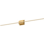 Vega Minor Bathroom Vanity Light - Brushed Gold / Opal