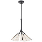 Mulberry Chandelier - Black / Light Guide