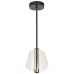 Mulberry Mini Pendant - Black / Light Guide