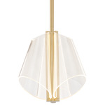 Mulberry Mini Pendant - Brushed Gold / Light Guide