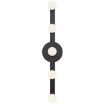 Rezz Wall Sconce - Black / Opal