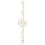 Rezz Wall Sconce - Brushed Nickel / Opal