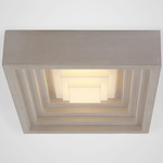 Pantheum Ceiling Light - Jesmonite / Opal