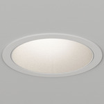 Atomos 2 Round Adjustable Trim / IC Airtight Housing - White Powdercoat / White Baffle