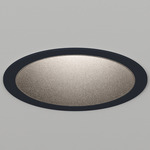 Atomos 2 Round Adjustable Trim / IC Airtight Housing - Black Powdercoat / Black Baffle