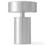 Column Portable Table Lamp - Brushed Aluminum