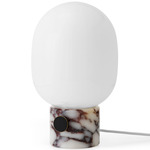 JWDA Marble Table Lamp - Calacatta Viola Marble / Opal