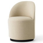 Tearoom Swivel Side Chair - Black / Hallingdal Beige