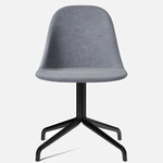 Harbour Upholstered Swivel Side Chair - Black / Fiord 751