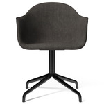 Harbour Swivel Armchair - Black / Canvas 154