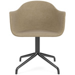 Harbour Swivel Armchair - Black / Beige Boucle