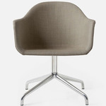 Harbour Swivel Armchair - Polished Aluminum / Remix 233