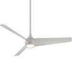 Twist Smart Ceiling Fan with Light - Grey / Grey