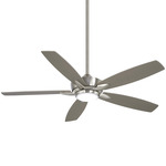 Kelvyn Ceiling Fan with Color Select Light - Brushed Nickel / Silver