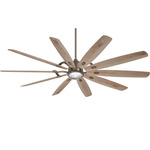 Barn H2O Outdoor Smart Ceiling Fan with Light - Heirloom Bronze / Barnwood