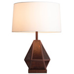 Artifact Table Lamp - Redwood / Amber / White