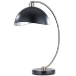 Luna Bella Desk Lamp - Antique Nickel / Black / Silver