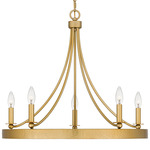 Aspyn Round Chandelier - Light Gold