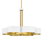 Balsam Chandelier - Gold / White