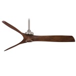 Aviation Ceiling Fan - Brushed Nickel / Medium Maple
