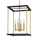 Kynwyd Pendant - Matte Black / Gold
