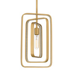 Dupree Mini Pendant - Brushed Weathered Brass