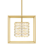 Dazzle Pendant - Soft Gold / Crystal