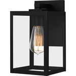 Westover Outdoor Wall Sconce - Earth Black / Clear Beveled / Clear Beveled