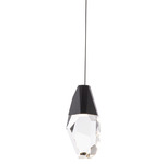 Martini Mini Pendant - Black / Crystal