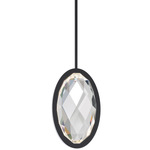 Wonder Mini Pendant - Black / Crystal