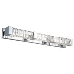 Guild Bathroom Vanity Light - Polished Chrome / Crystal