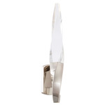 Kindjal Wall Sconce - Polished Nickel / Crystal