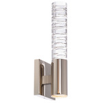 Cru Wall Sconce - Polished Nickel / Crystal